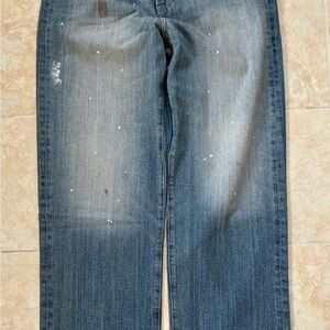 NWOT Abercrombie Archive Baggy Light Medium Wash Denim 34x34